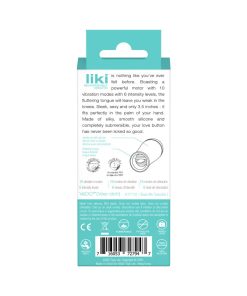 Vedo Liki Rechargeable Flicker Vibe Tease Me Turquoise