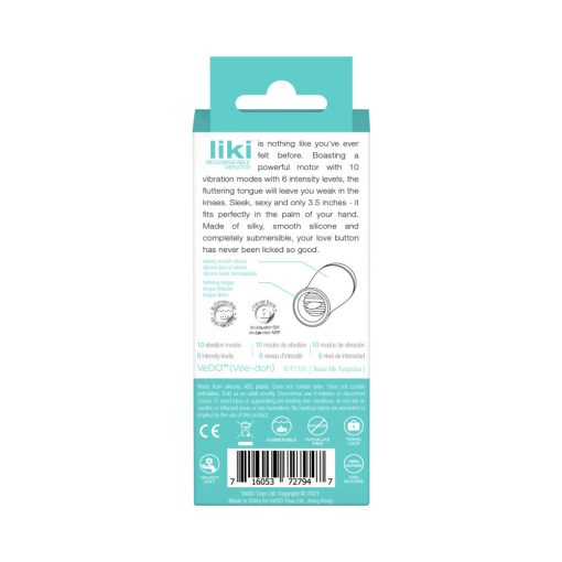 Vedo Liki Rechargeable Flicker Vibe Tease Me Turquoise - Image 6
