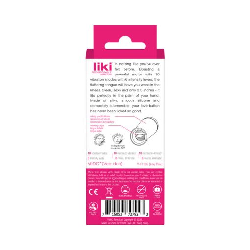 Vedo Liki Rechargeable Flicker Foxy Pink - Image 6