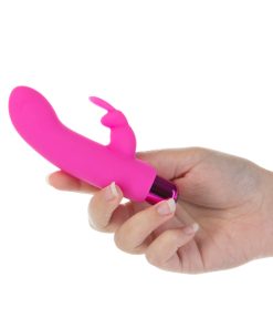 Powerbullet Alice'S Bunny Rechargeable Bullet Vibrator With Silicone Rabbit Sleeve Pink