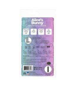 Powerbullet Alice'S Bunny Rechargeable Bullet Vibrator With Silicone Rabbit Sleeve Pink