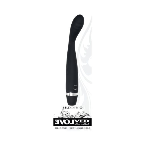 Evolved Skinny G Rechargeable Silicone Sli Mline G-Spot Vibrator Black - Image 9