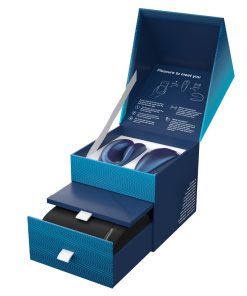 We-Vibe Chorus Rechargeable Remote-Controlled Silicone Couples Vibrator Cosmic Blue