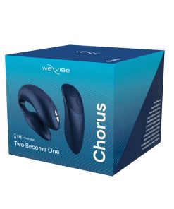 We-Vibe Chorus Rechargeable Remote-Controlled Silicone Couples Vibrator Cosmic Blue