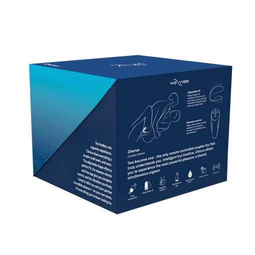 We-Vibe Chorus Rechargeable Remote-Controlled Silicone Couples Vibrator Cosmic Blue - Image 4