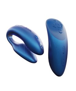 We-Vibe Chorus Rechargeable Remote-Controlled Silicone Couples Vibrator Cosmic Blue
