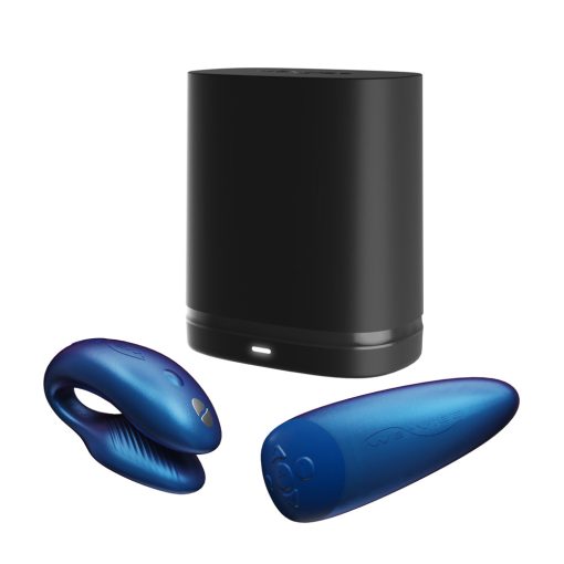 We-Vibe Chorus Rechargeable Remote-Controlled Silicone Couples Vibrator Cosmic Blue - Image 9