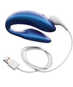 We-Vibe Chorus Rechargeable Remote-Controlled Silicone Couples Vibrator Cosmic Blue