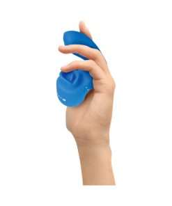 Gender X Flick It Rechargeable Flicking Dual Stimulation Silicone Finger Vibrator Blue