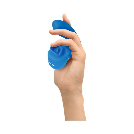 Gender X Flick It Rechargeable Flicking Dual Stimulation Silicone Finger Vibrator Blue - Image 12