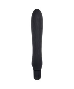 Gender X Powerhouse Rechargeable Textured Silicone Vibrator With Ring Handle Black