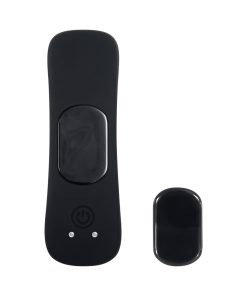 Gender X Our Undie Vibe Rechargeable Remote-Controlled Magnetic Silicone Underwear Vibrator Black