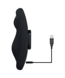 Gender X Our Undie Vibe Rechargeable Remote-Controlled Magnetic Silicone Underwear Vibrator Black