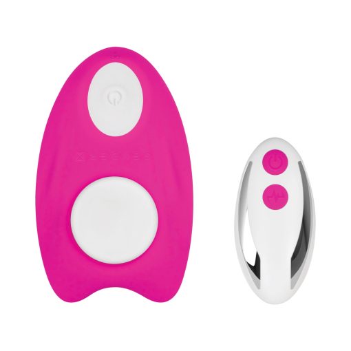 Gender X Under The Radar Rechargeable Remote-Controlled Magnetic Silicone Underwear Vibrator Pink - Image 2