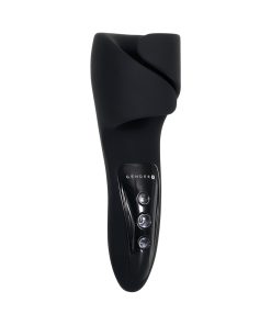 Gender X The Embrace Rechargeable Vibrating Pulsing Silicone Masturbator Black