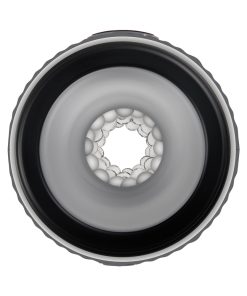 Gender X Barrel Of Fun Rechargeable Open-Ended Vibrating Stroker Black