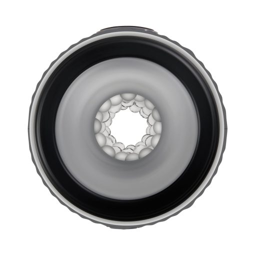 Gender X Barrel Of Fun Rechargeable Open-Ended Vibrating Stroker Black - Image 3