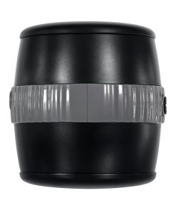Gender X Barrel Of Fun Rechargeable Open-Ended Vibrating Stroker Black
