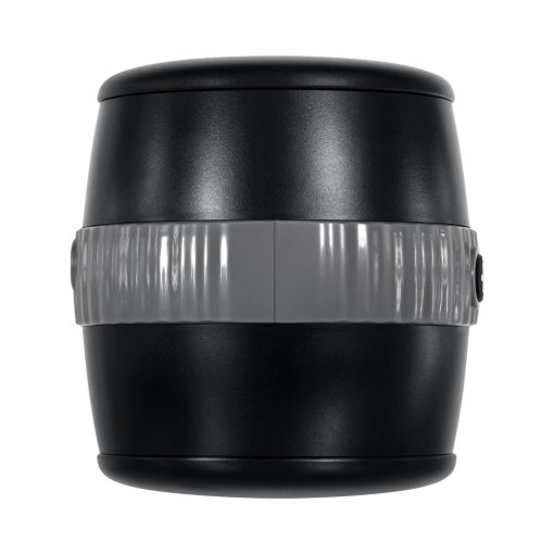Gender X Barrel Of Fun Rechargeable Open-Ended Vibrating Stroker Black - Image 5