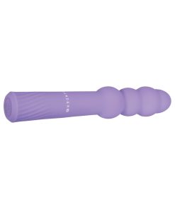 Gender X Bumpy Ride Rechargeable Flexible Silicone Beaded Vibrator Purple