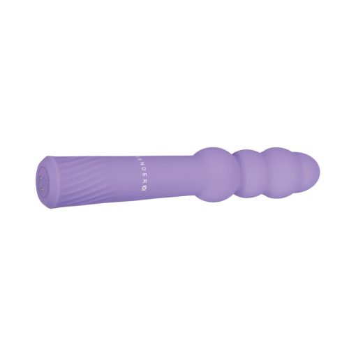 Gender X Bumpy Ride Rechargeable Flexible Silicone Beaded Vibrator Purple - Image 2