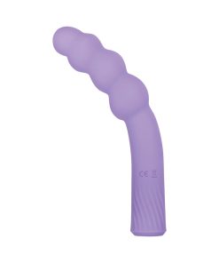 Gender X Bumpy Ride Rechargeable Flexible Silicone Beaded Vibrator Purple