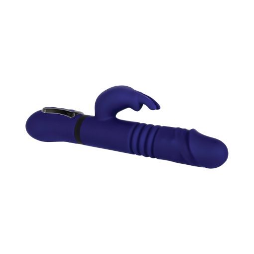 Gender X All In One Rechargeable Thrusting Rotating Silicone Rabbit Vibrator Purple - Image 2