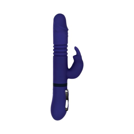Gender X All In One Rechargeable Thrusting Rotating Silicone Rabbit Vibrator Purple - Image 7
