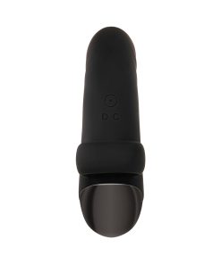 Evolved Hooked On You Rechargeable Silicone Finger Vibrator Black