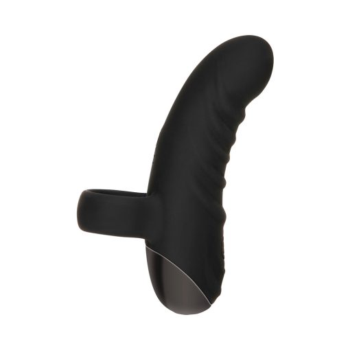 Evolved Hooked On You Rechargeable Silicone Finger Vibrator Black - Image 7