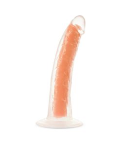 Neo Elite Glow In The Dark Viper 7 In. Dual-Density Dildo Neon Orange