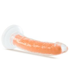 Neo Elite Glow In The Dark Viper 7 In. Dual-Density Dildo Neon Orange