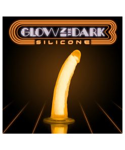 Neo Elite Glow In The Dark Viper 7 In. Dual-Density Dildo Neon Orange