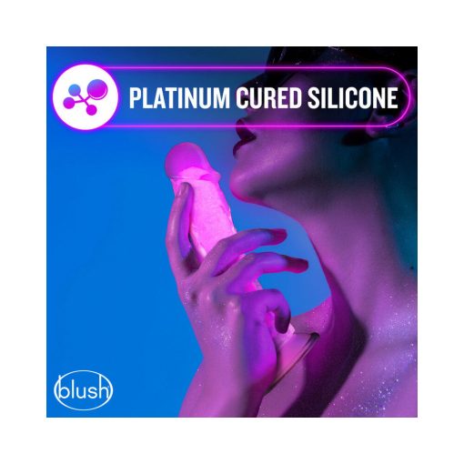 Neo Elite Glow In The Dark Viper 7 In. Dual-Density Dildo Neon Pink - Image 6