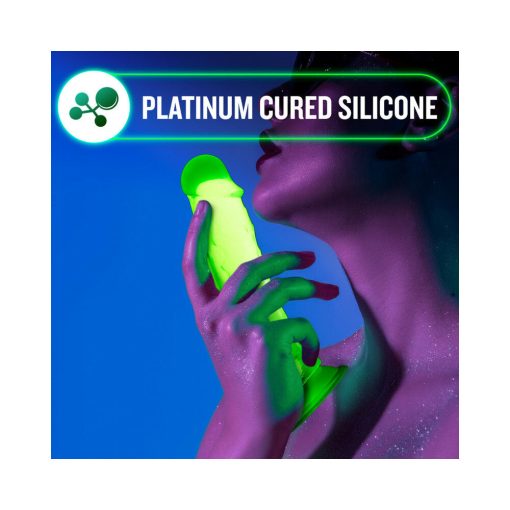 Neo Elite Glow In The Dark Viper 7 In. Dual-Density Dildo Neon Green - Image 7