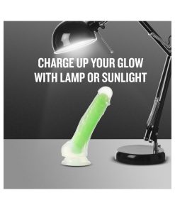 Neo Elite Glow In The Dark Viper 7 In. Dual-Density Dildo Neon Green