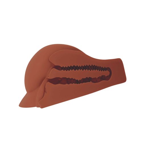 Pdx Plus Perfect Ass Xl Dual Entry Masturbator Brown - Image 4