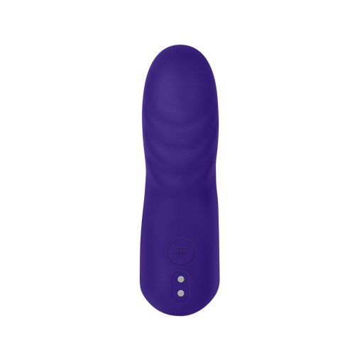 Femmefunn Dioni Rechargeable Silicone Finger Vibrator Small Dark Purple - Image 4