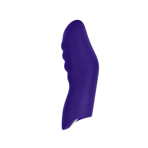 Femmefunn Dioni Rechargeable Silicone Finger Vibrator Small Dark Purple - Image 5