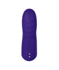 Femmefunn Dioni Rechargeable Silicone Finger Vibrator Large Dark Purple