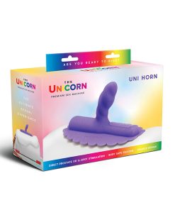 The Unicorn Uni Horn Twisted Textured Silicone Attachment