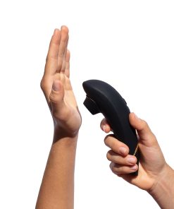 Womanizer Premium 2 Rechargeable Silicone Luxurious Pleasure Air Clitoral Stimulator Black