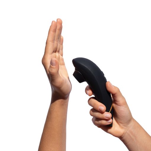 Womanizer Premium 2 Rechargeable Silicone Luxurious Pleasure Air Clitoral Stimulator Black - Image 8
