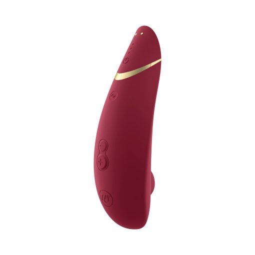Womanizer Premium 2 Rechargeable Silicone Luxurious Pleasure Air Clitoral Stimulator Bordeaux - Image 4
