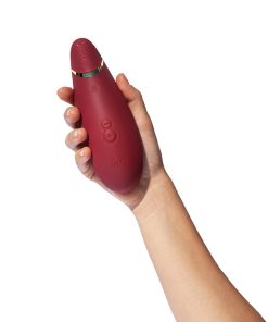 Womanizer Premium 2 Rechargeable Silicone Luxurious Pleasure Air Clitoral Stimulator Bordeaux