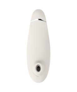 Womanizer Premium 2 Rechargeable Silicone Luxurious Pleasure Air Clitoral Stimulator Warm Gray