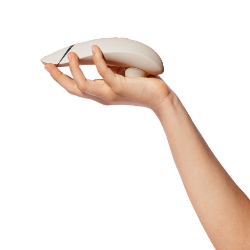 Womanizer Premium 2 Rechargeable Silicone Luxurious Pleasure Air Clitoral Stimulator Warm Gray - Image 6