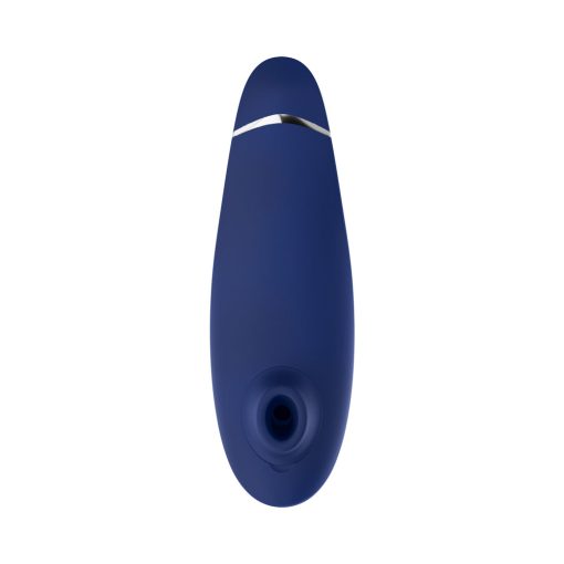 Womanizer Premium 2 Rechargeable Silicone Luxurious Pleasure Air Clitoral Stimulator Blueberry - Image 2