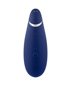 Womanizer Premium 2 Rechargeable Silicone Luxurious Pleasure Air Clitoral Stimulator Blueberry
