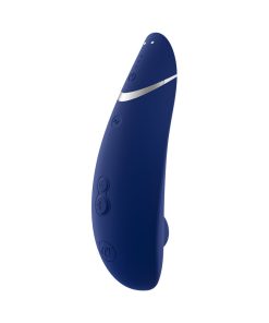 Womanizer Premium 2 Rechargeable Silicone Luxurious Pleasure Air Clitoral Stimulator Blueberry